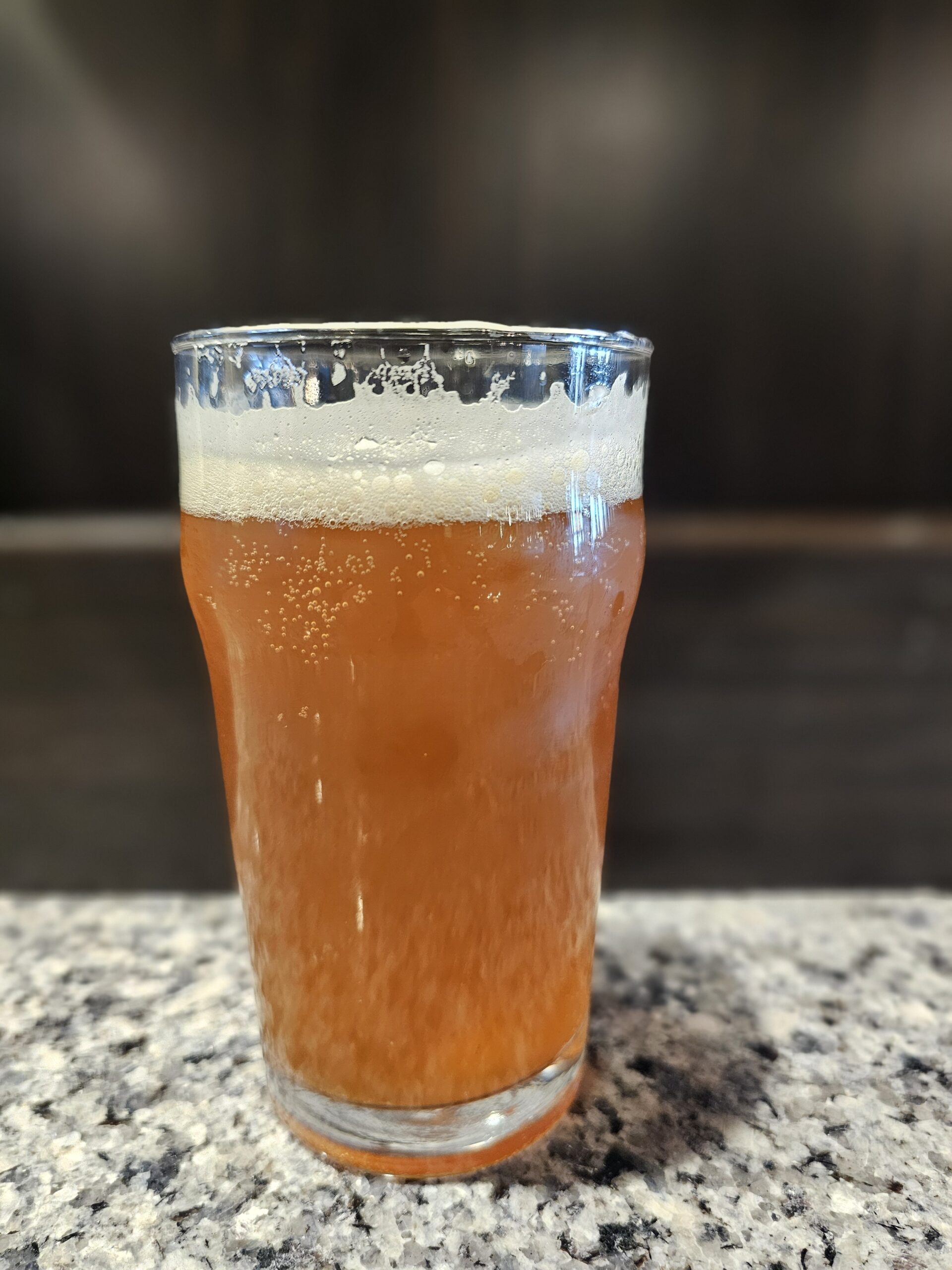 row of self-service beer taps